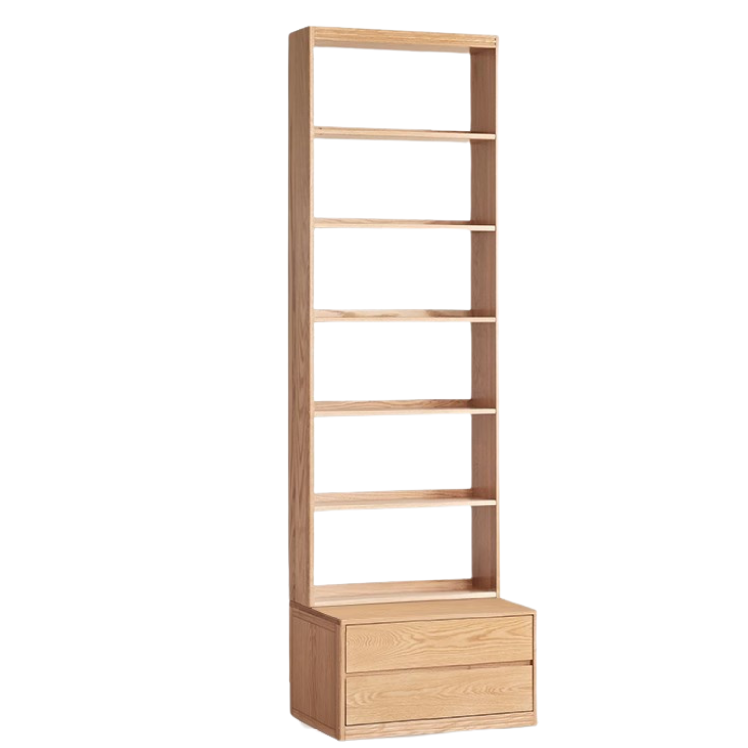 31.5x20.9x98.8 inch / 80x53x251 сm / Natural Wood Color / Bookcase
