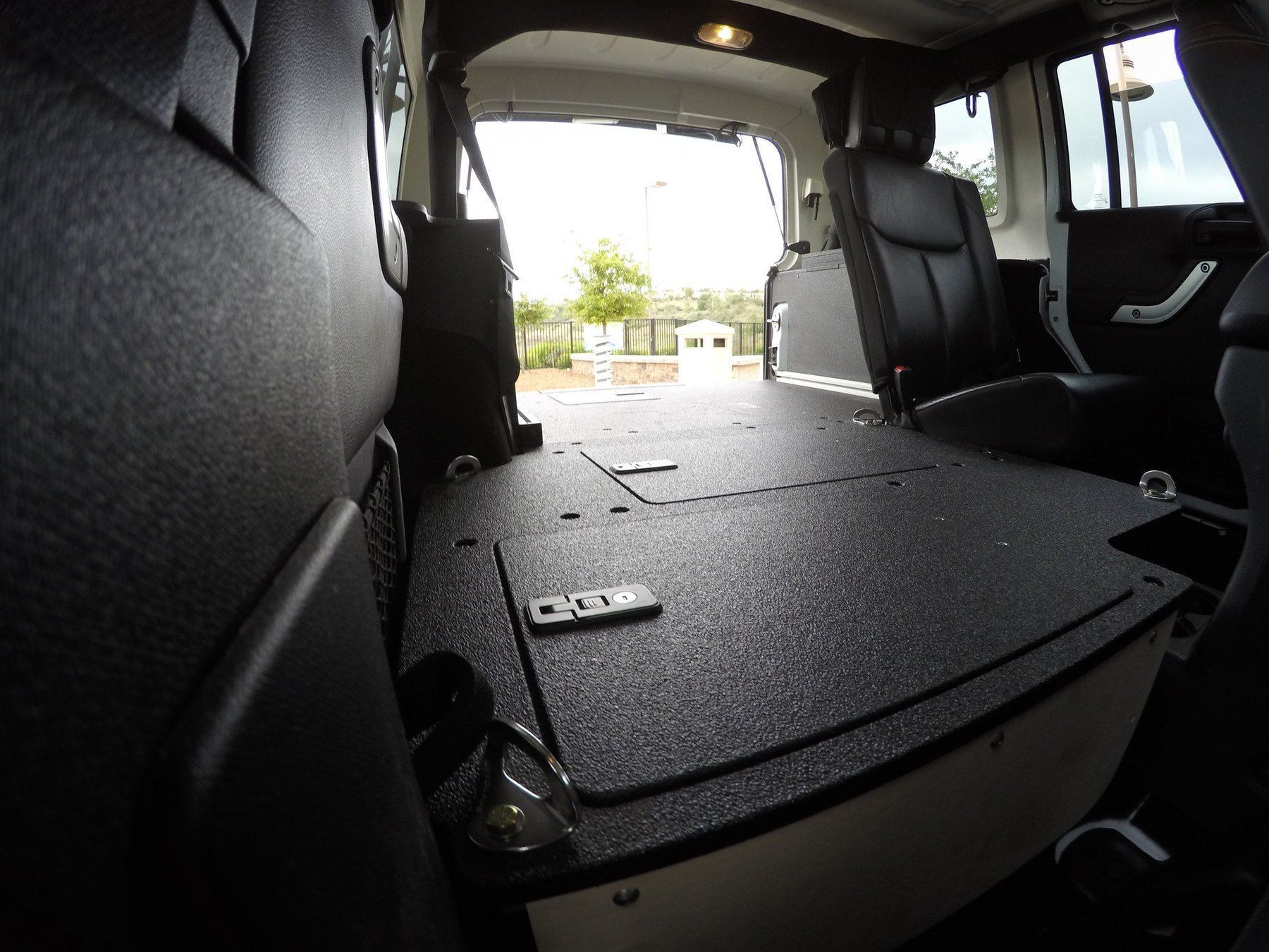 2007-2018 Jeep Wrangler JKU Sleeping Platform - Heavy Duty Rear Cargo Bed for Camping & Overlanding Adventures