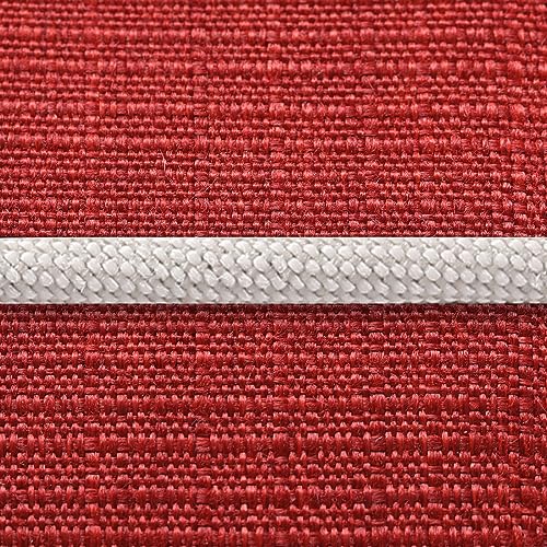Burgundy/ Cream Piping
