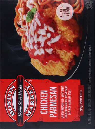 Boston Market Chicken Parmesan - 13.1 Oz Frozen Meal | Classic Italian-American Dinner for Family, Quick Lunch or Busy Weeknight Meal