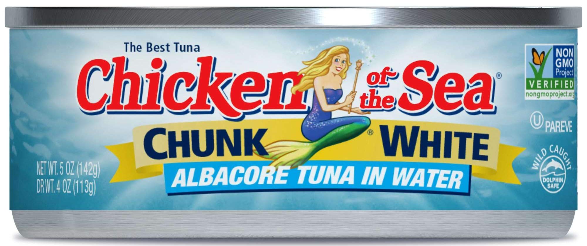 Premium Chicken of the Sea Chunk Albacore Tuna in Water - 5oz Cans (Pack of 24) | High-Protein, Low-Mercury Tuna for Salads, Sandwiches & Healthy Meal Prep