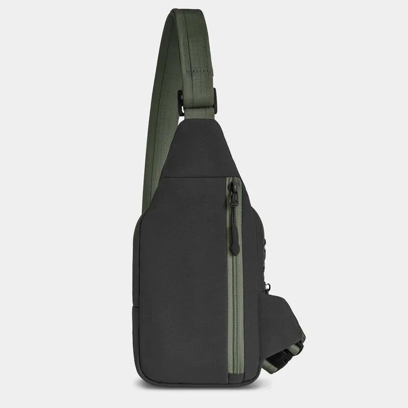 Travelon The Voyages Anti-Theft Compact Sling Bag - Secure Crossbody Purse for Travel, Commuting & Everyday Use