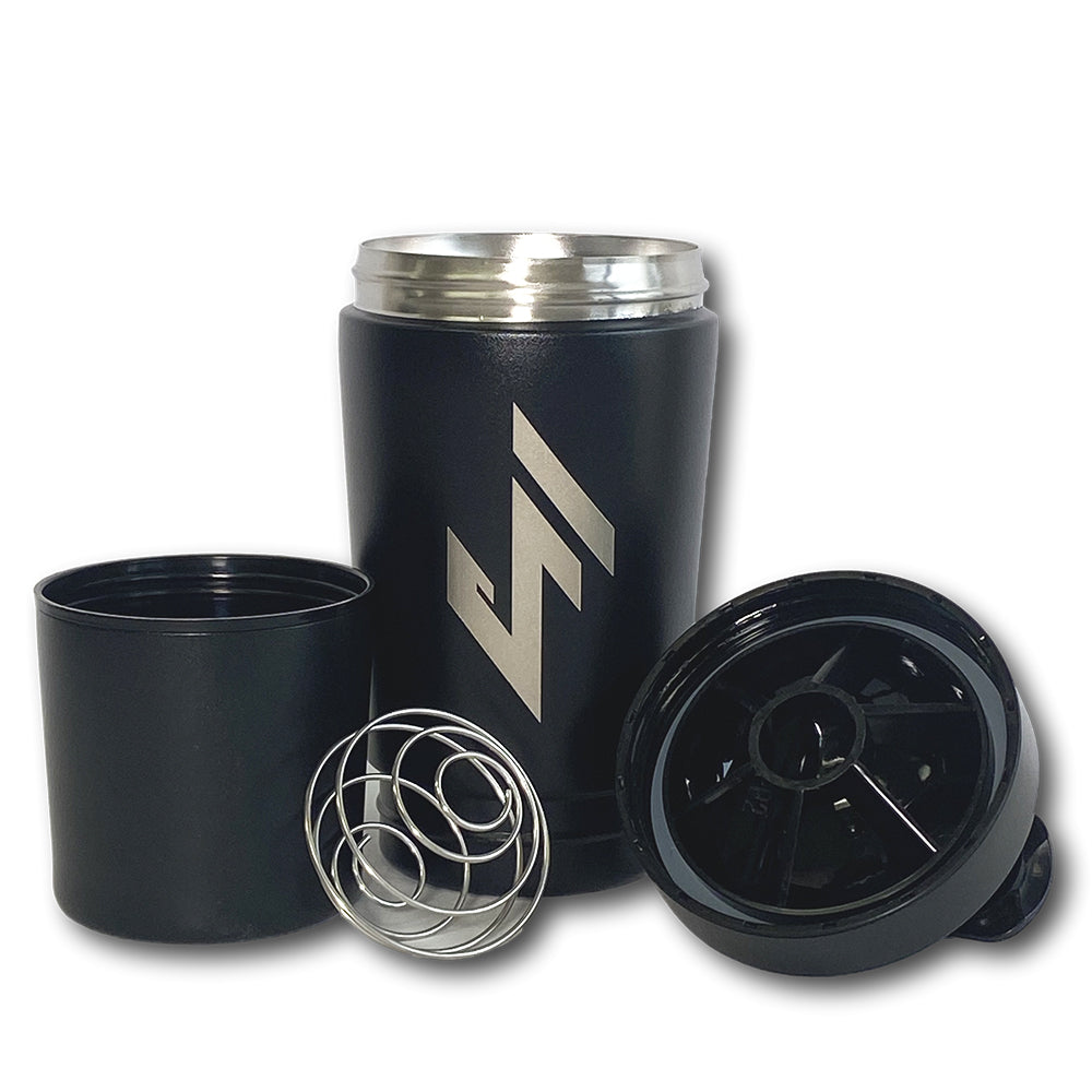 JerkFit Holy Grail 28oz Stainless Steel Protein Shaker Bottle for Gym, Workout & Post-Workout Recovery - Leakproof & BPA-Free
