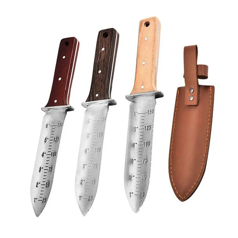 Premium Hori Hori Garden Knife - Stainless Steel Multi-Purpose Digging Tool for Weeding, Planting & Harvesting | Perfect for Gardening, Landscaping & Outdoor Adventures