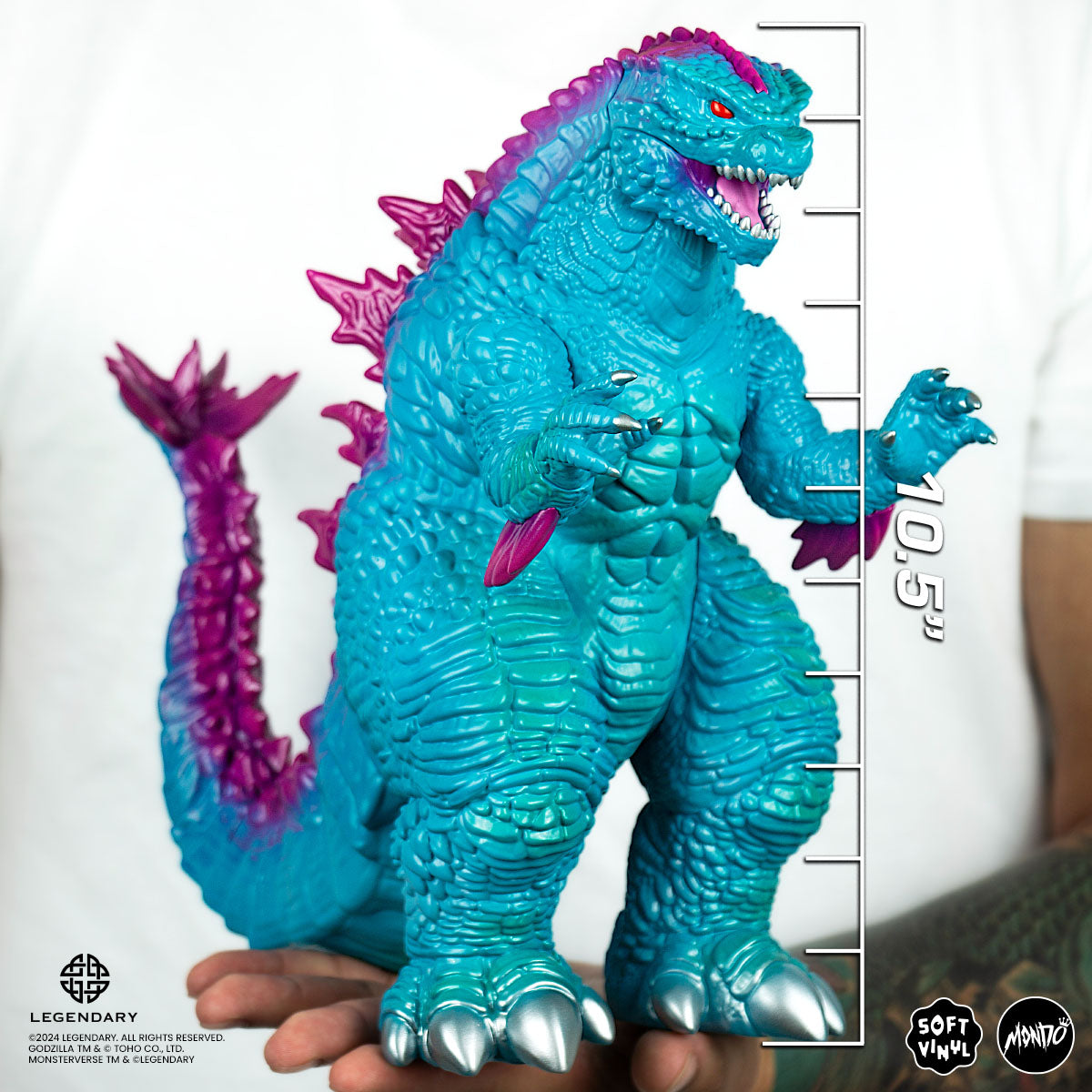 Godzilla x Kong: The New Empire Soft Vinyl Figure - Hollow Earth Variant Collectible Toy for Movie Fans & Action Figure Collectors | Perfect for Display, Gifts, and Anime Conventions