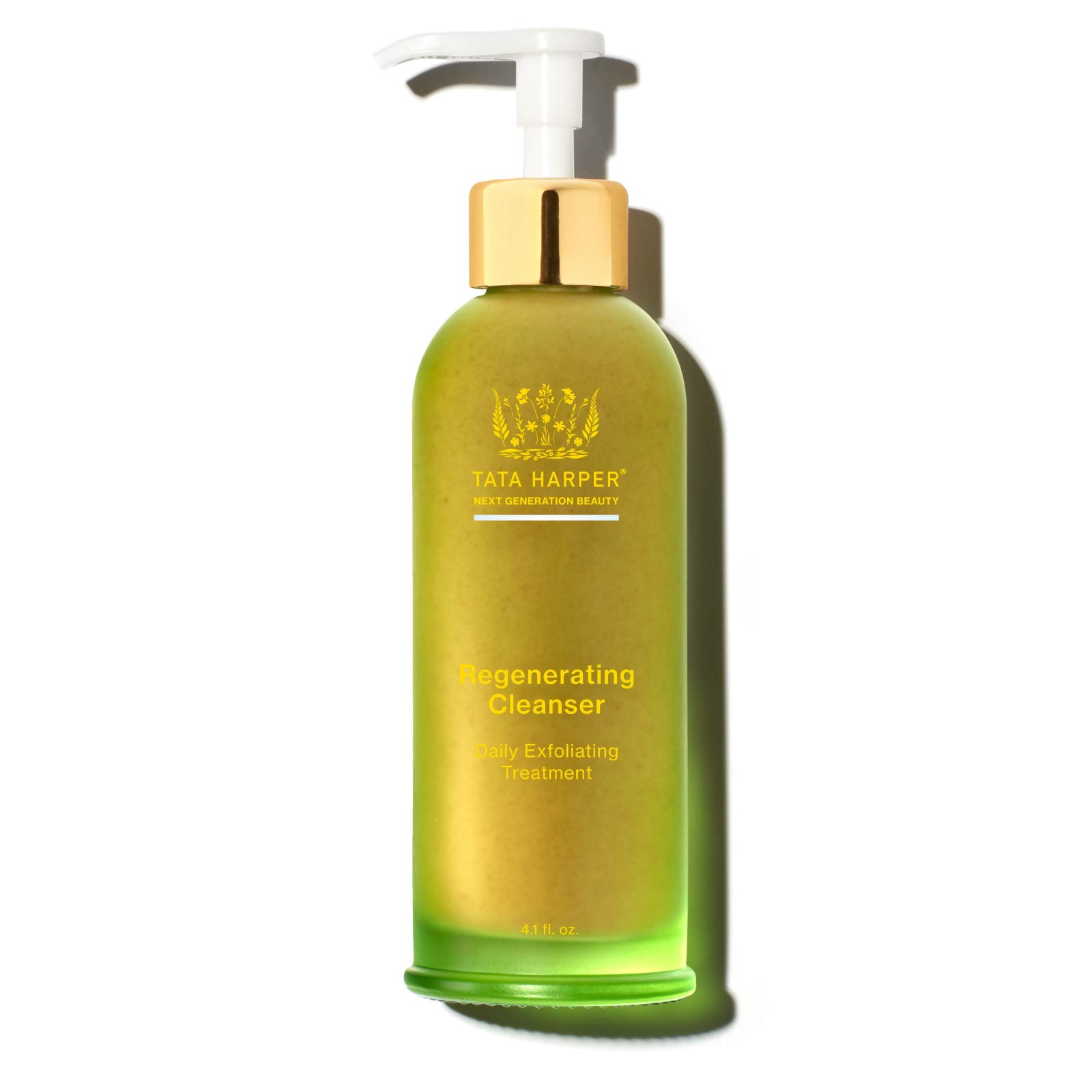 Tata Harper Regenerating Cleanser - Natural Daily Exfoliating Face Wash for Glowing Skin, 4.2 fl oz (125ml) | Gentle Cleansing for All Skin Types, Perfect for Morning & Night Skincare Routine