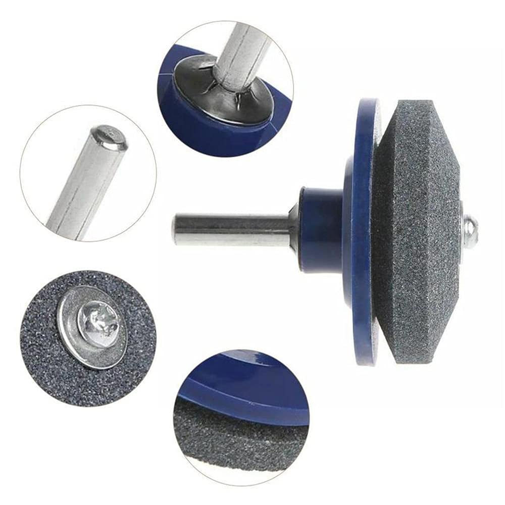 Durable Universal Lawn Mower Blade Sharpener for Rotary Drill - Garden Tool Sharpening Kit | Perfect for DIY Lawn Care & Professional Landscaping