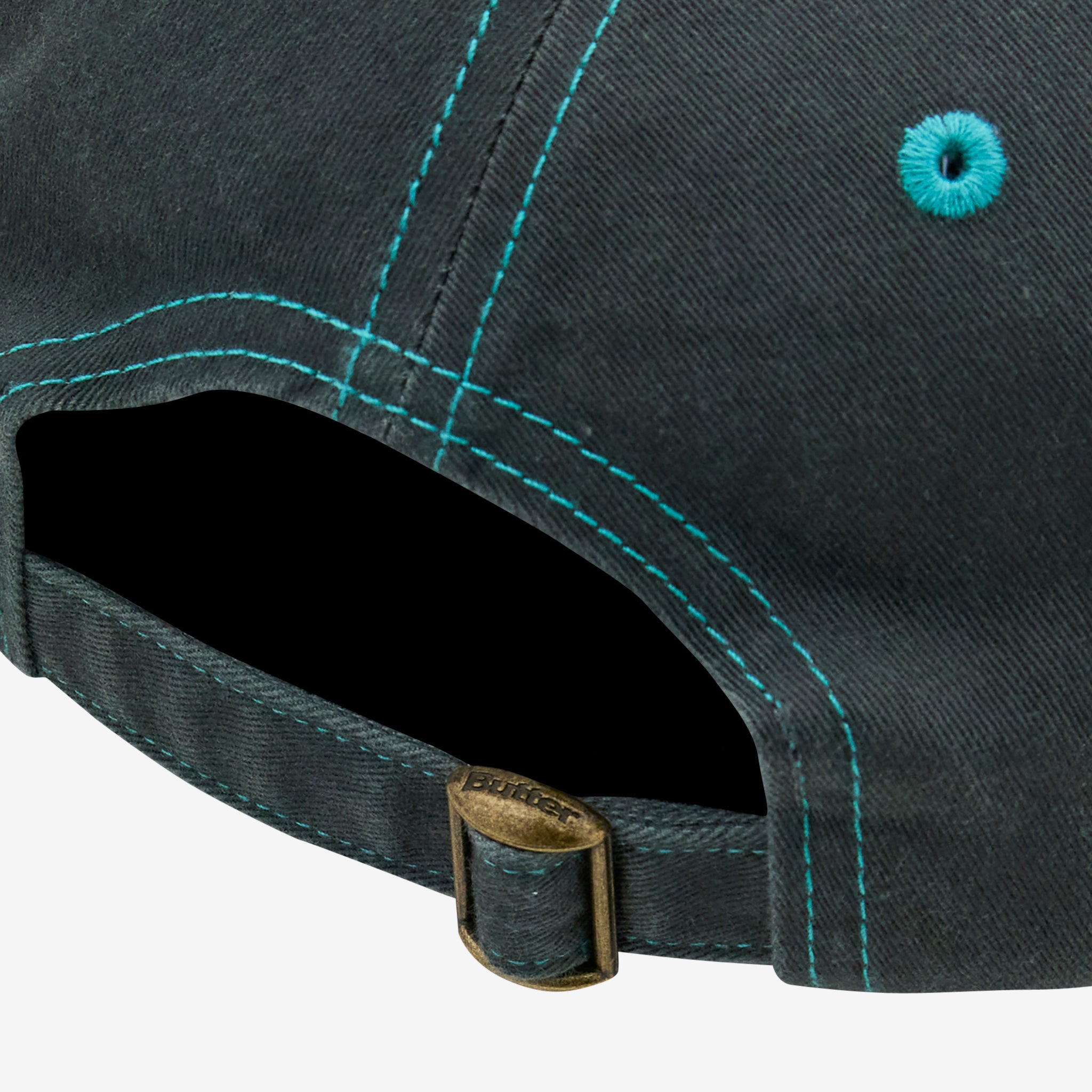 Rounded Logo 6-Panel Baseball Cap - Black Adjustable Dad Hat for Men & Women - Perfect for Outdoor Sports, Casual Wear & Sun Protection