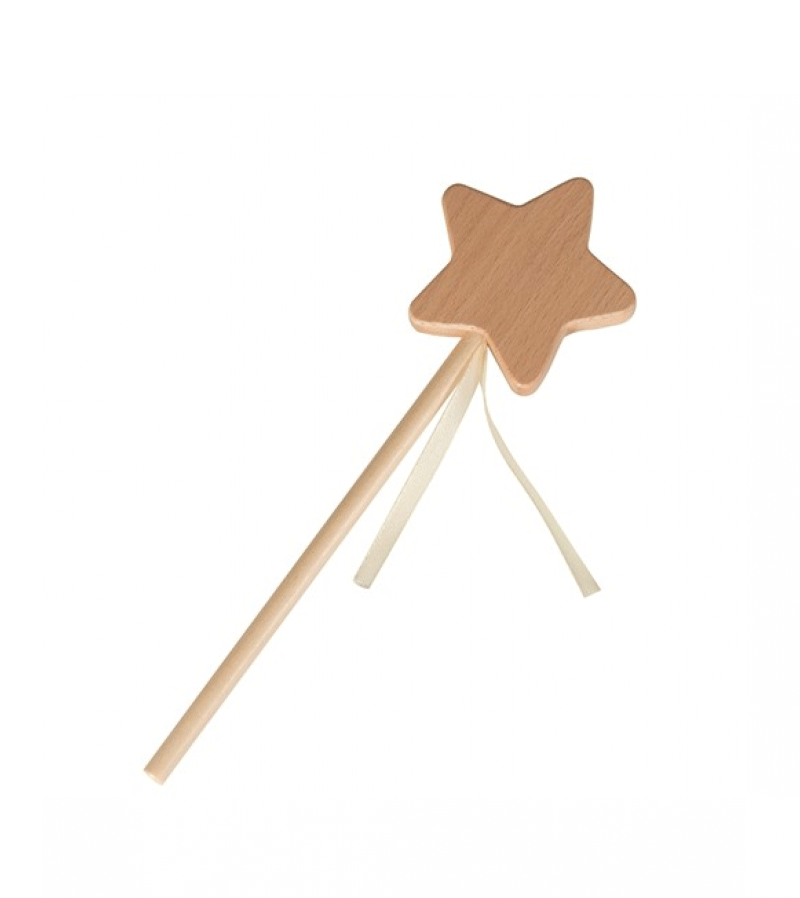 Egmont Magic Wooden Wand - Handcrafted Wooden Toy for Kids & Collectors | Perfect for Pretend Play, Magic Shows & Fantasy Costumes