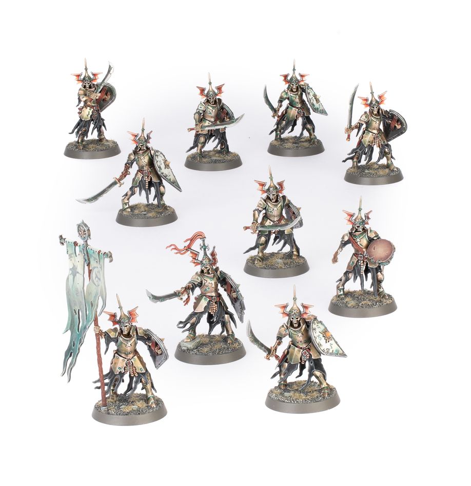 Age of Sigmar Soulblight Gravelords: Barrow Guard Miniatures - Undead Vampire Army Set for Warhammer Tabletop Battles & Fantasy Wargaming