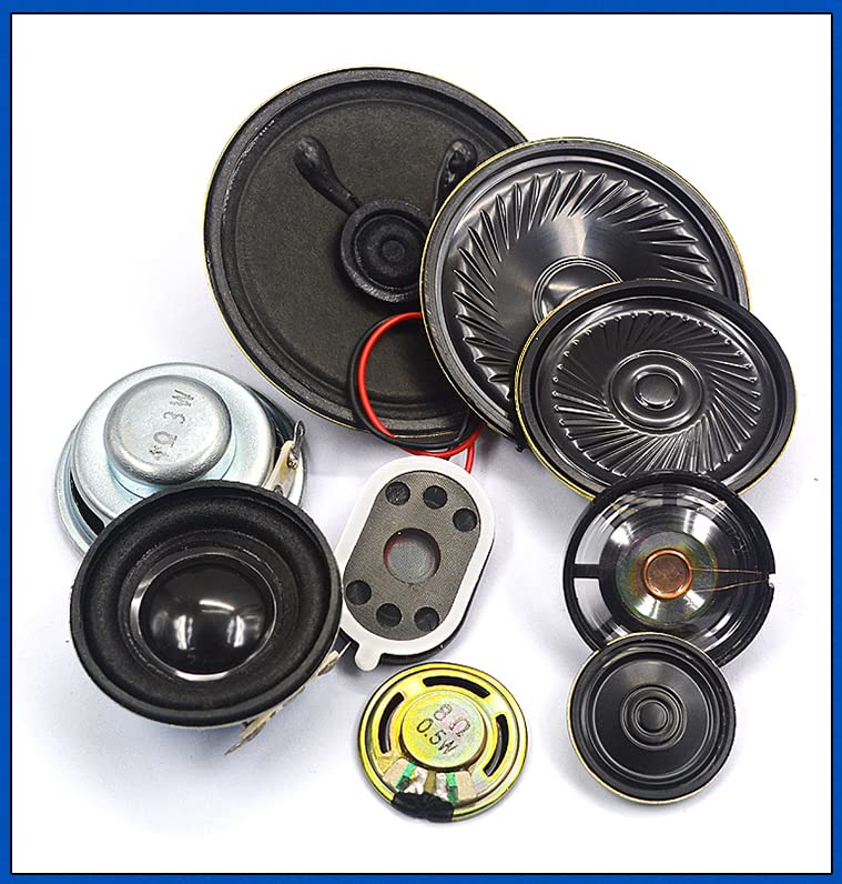Fielect 4PCS 5W 8 Ohm 66mm Round DIY Speaker Replacement Loudspeaker - Perfect for Home Audio Projects, DIY Electronics, and Speaker Repair