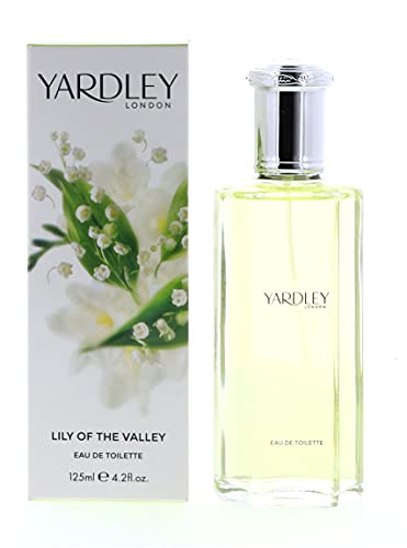 Yardley London Lily of The Valley Eau de Toilette Spray for Women - 4.2 oz Floral Perfume | Fresh & Feminine Fragrance for Daily Wear, Office & Special Occasions