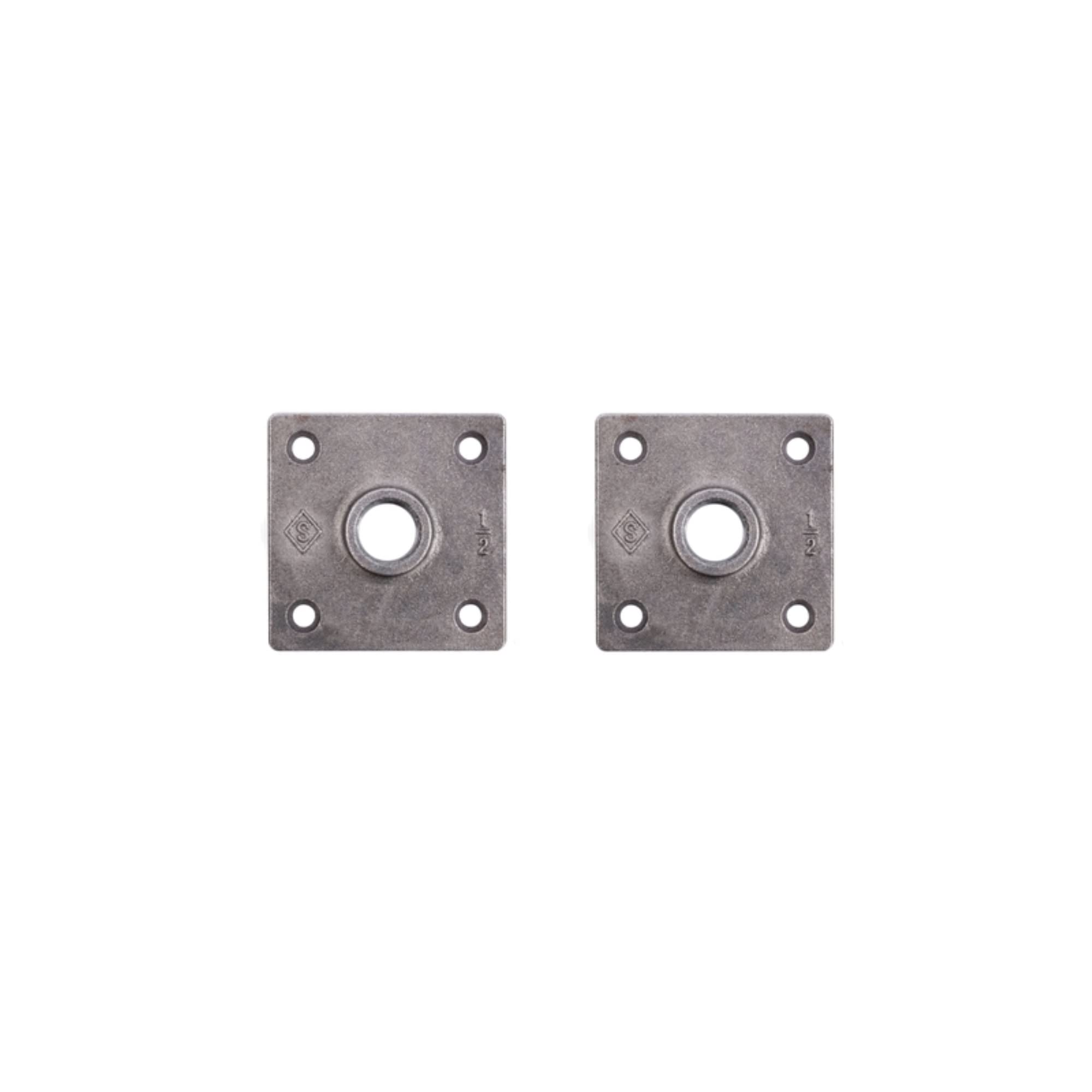 1/2 Inch STZ Iron Flange - Heavy Duty Pipe Fitting for Plumbing, HVAC, and Industrial Applications - Pack of 1