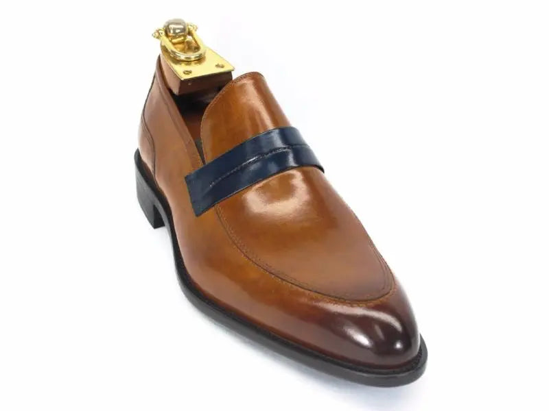 KS479 601 Contrast Penny Loafers - Classic Men's & Women's Slip-On Shoes for Business Casual & Office Wear