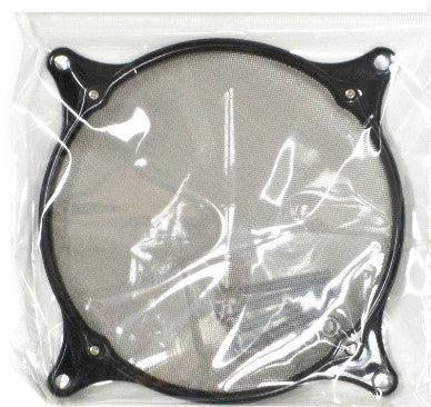 ModRight 80mm Fine Mesh Aluminum Fan Filter - Black - Dust Proof PC Case Fan Cover for Computer Cooling & Airflow Optimization