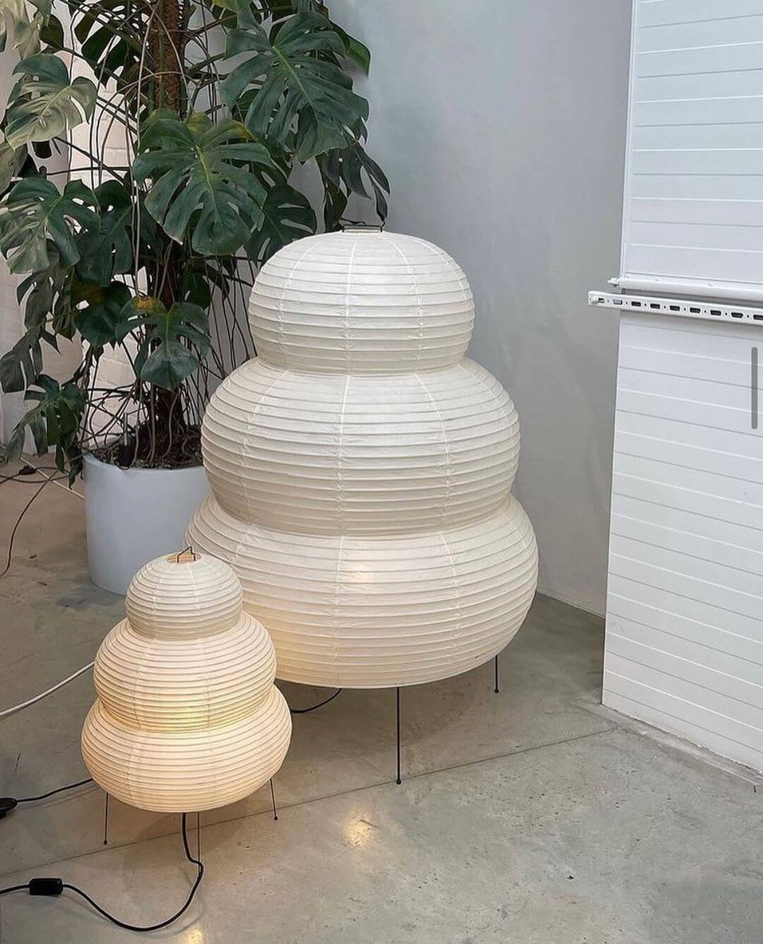 Akari Table Lamp - Modern Japanese Paper Light for Living Room, Bedroom & Office - Soft Ambient Lighting for Home Decor & Relaxation