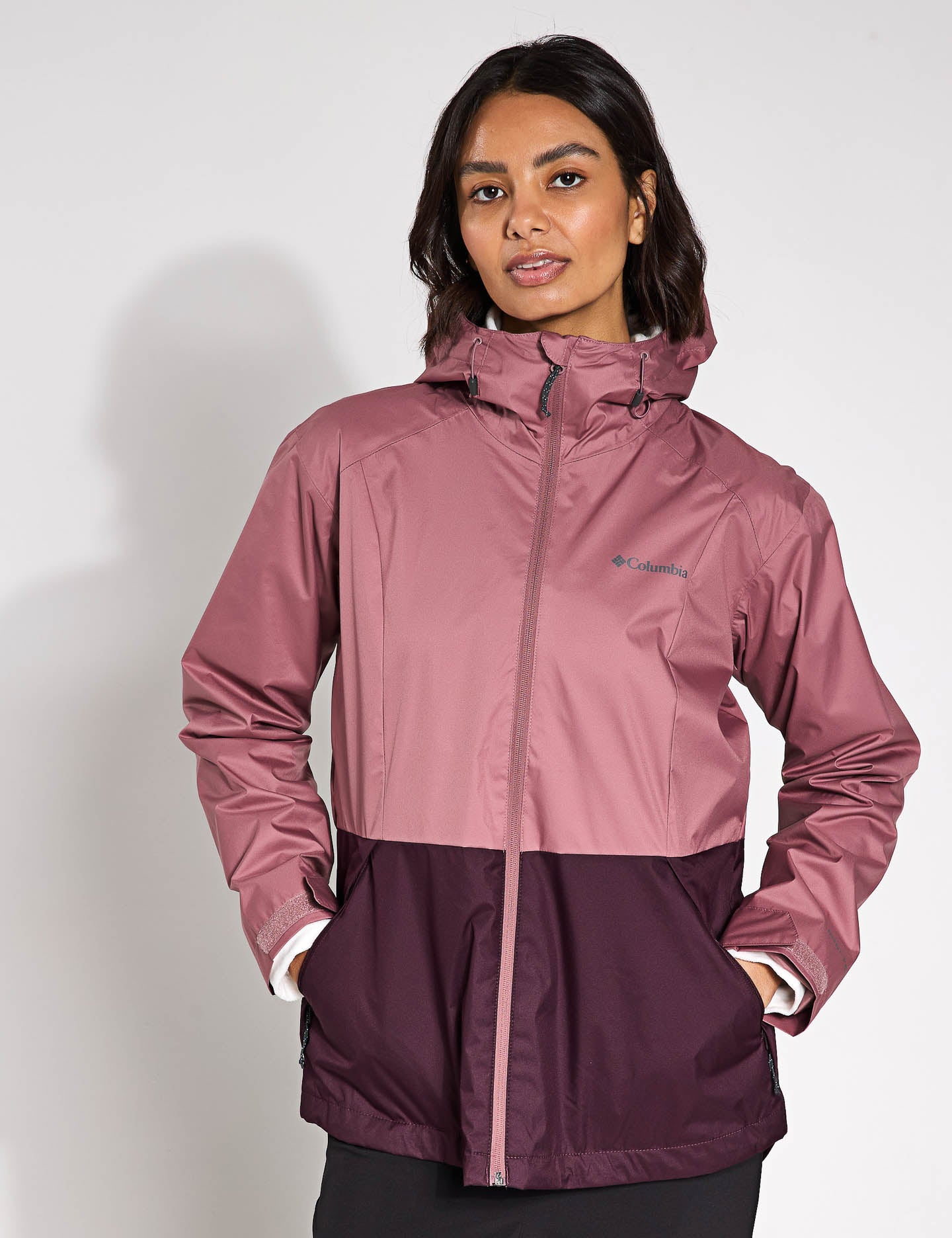 Waterproof Jacket for Men & Women - Inner Limits III Raincoat in Fig/Moonvista | Outdoor Hiking, Camping & Travel Gear