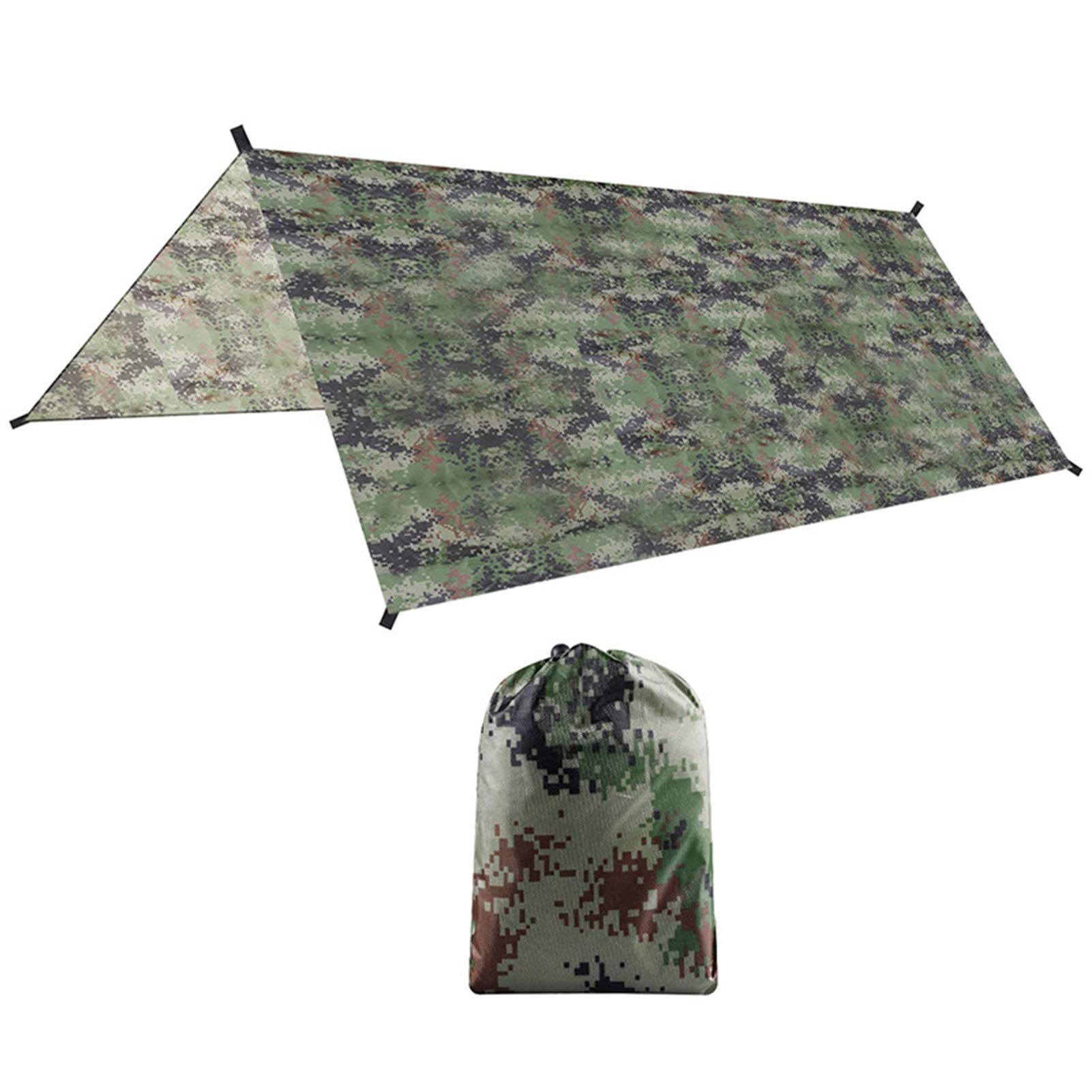 Ultra Lightweight Waterproof Camping Tarp - Multi-Functional Fly Sheet & Canopy Awning for Outdoor Shelter, Picnics, Hiking, and Backpacking Adventures