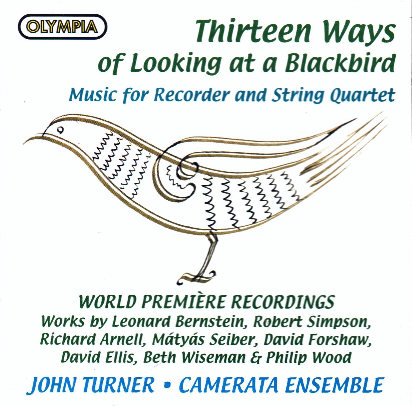 13 Ways of Looking at a Blackbird - Recorder & String Quartet Music | Classical Chamber Music for Concerts, Weddings & Relaxation