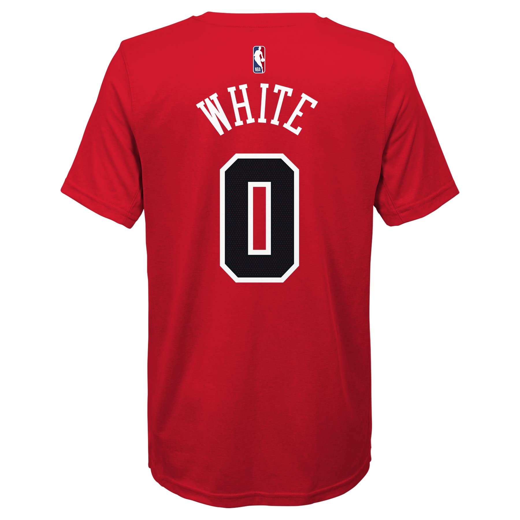 Outerstuff NBA Boys Youth (8-20) Coby White Chicago Bulls Jersey T-Shirt - Official Basketball Jersey for Kids, Perfect for Games, School & Fan Events