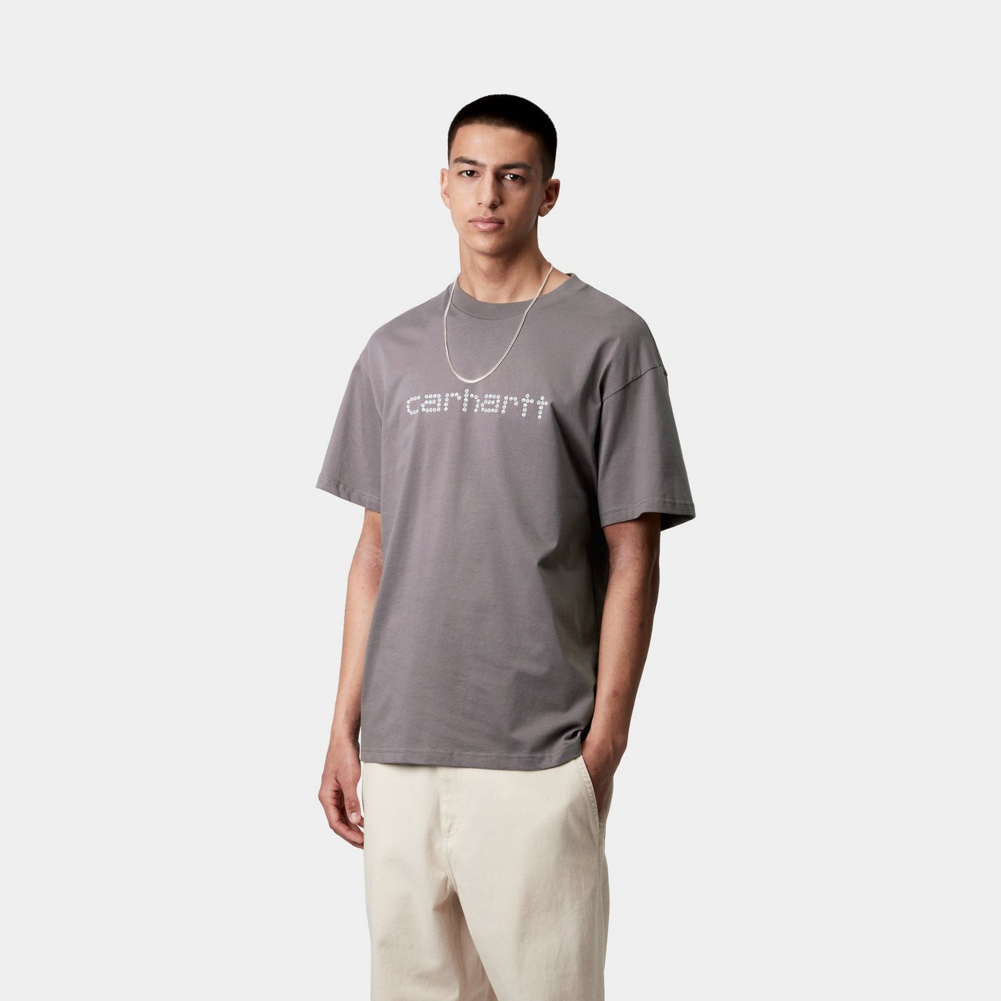 Stylish Rivet Script T-Shirt for Men & Women | Comfortable Cotton Tee for Casual Wear, Street Fashion & Everyday Outfits