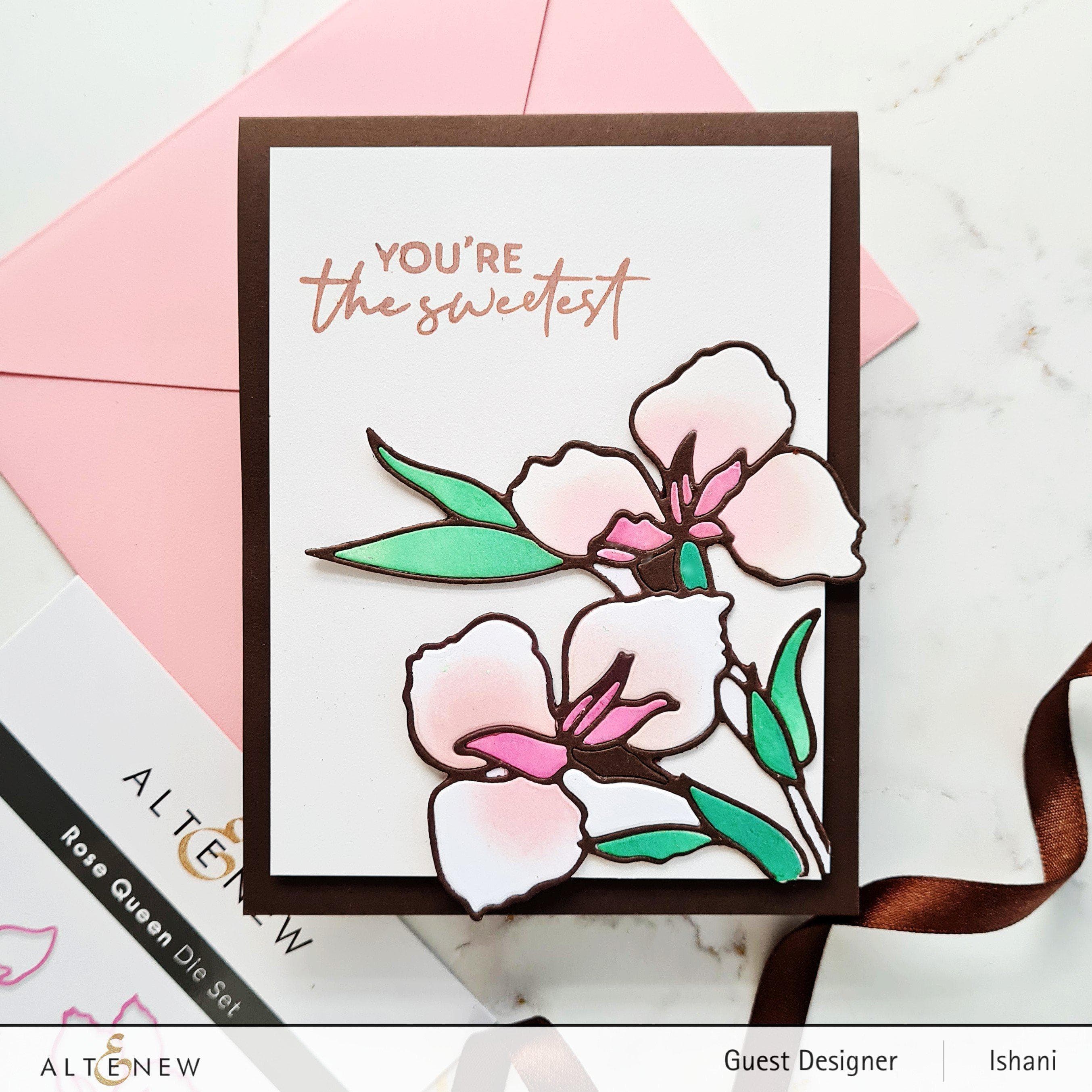 Rose Queen Die Set for Scrapbooking & Card Making - Floral Crafting Dies for DIY Greeting Cards, Invitations, and Paper Crafts