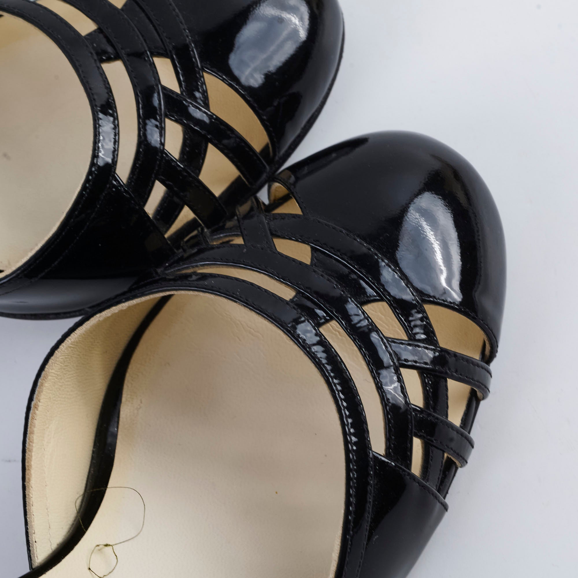Chanel Patent Leather High Heels - Black Size 38 for Women | Luxury Designer Pumps for Evening Parties & Formal Events