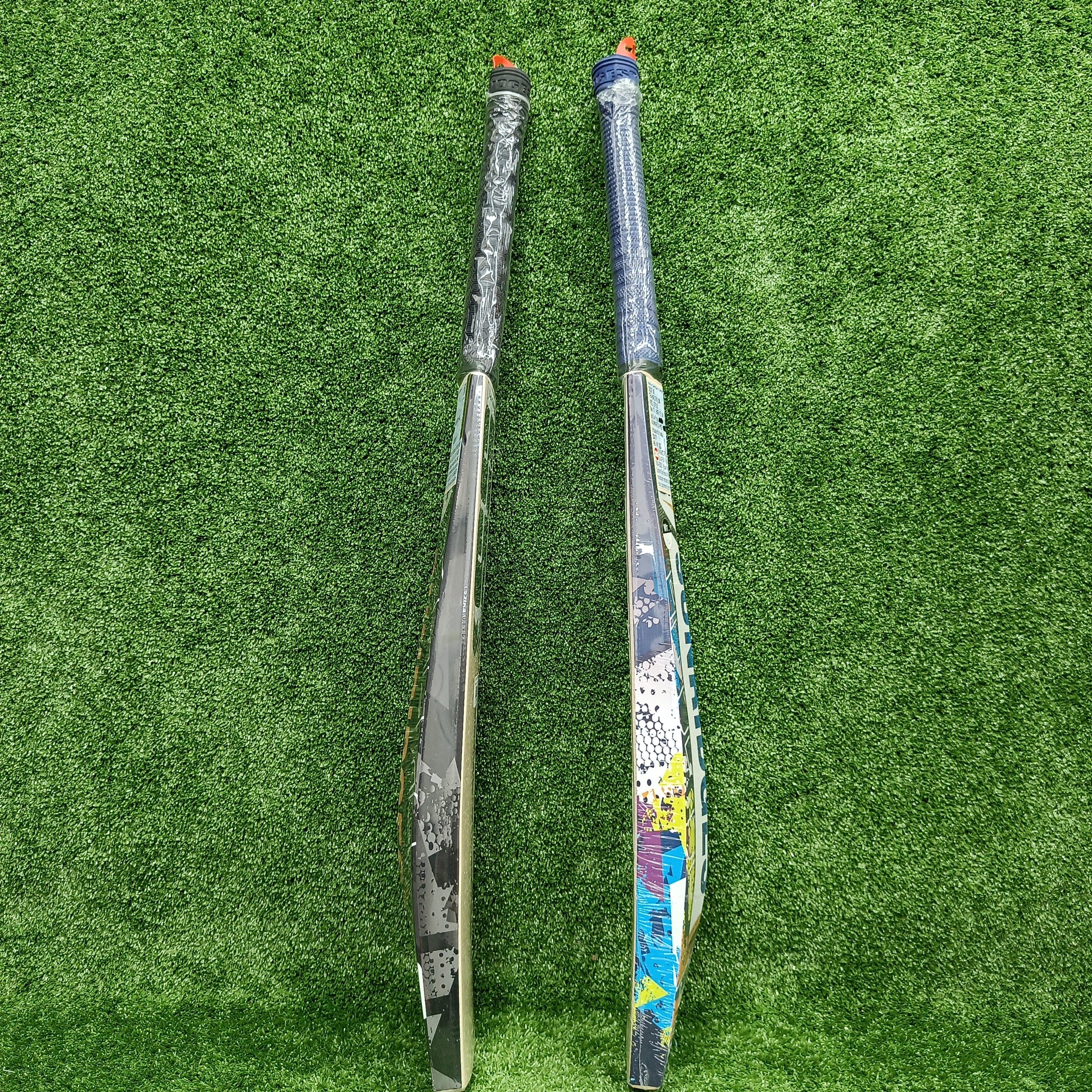 Premium SS Sky Black/Blue English Willow Cricket Bat - Professional Grade for Matches & Practice - Perfect for Outdoor Cricket Games & Training Sessions