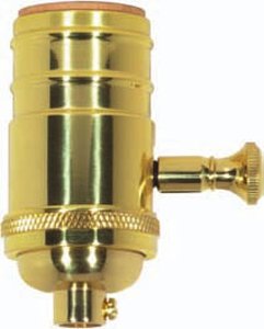 Satco 4-Piece Stamped Solid Brass Screw Terminal Set - 801320 | Durable Electrical Connectors for Wiring, Appliances & DIY Projects