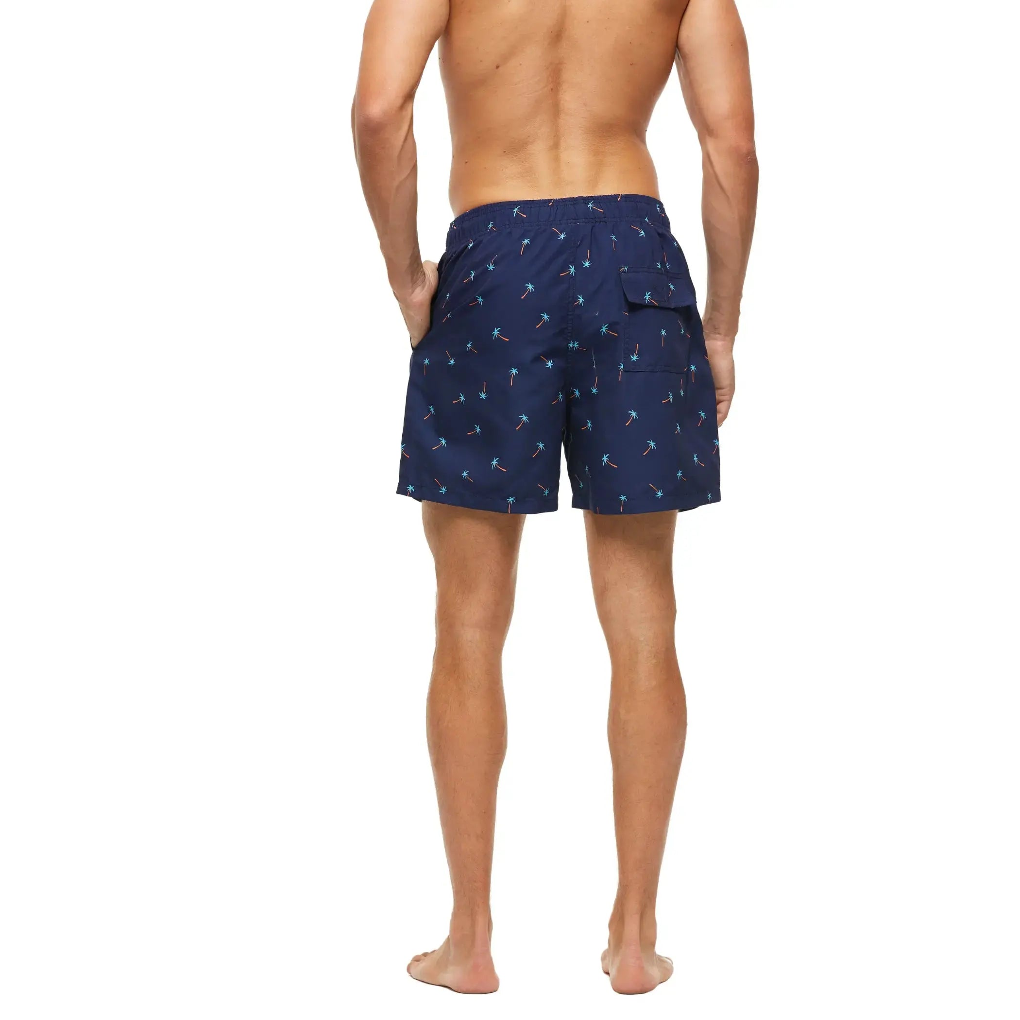 Men's Quick-Dry Swim Trunks with Stylish Print - Comfortable Beach Shorts for Swimming, Surfing & Summer Vacations