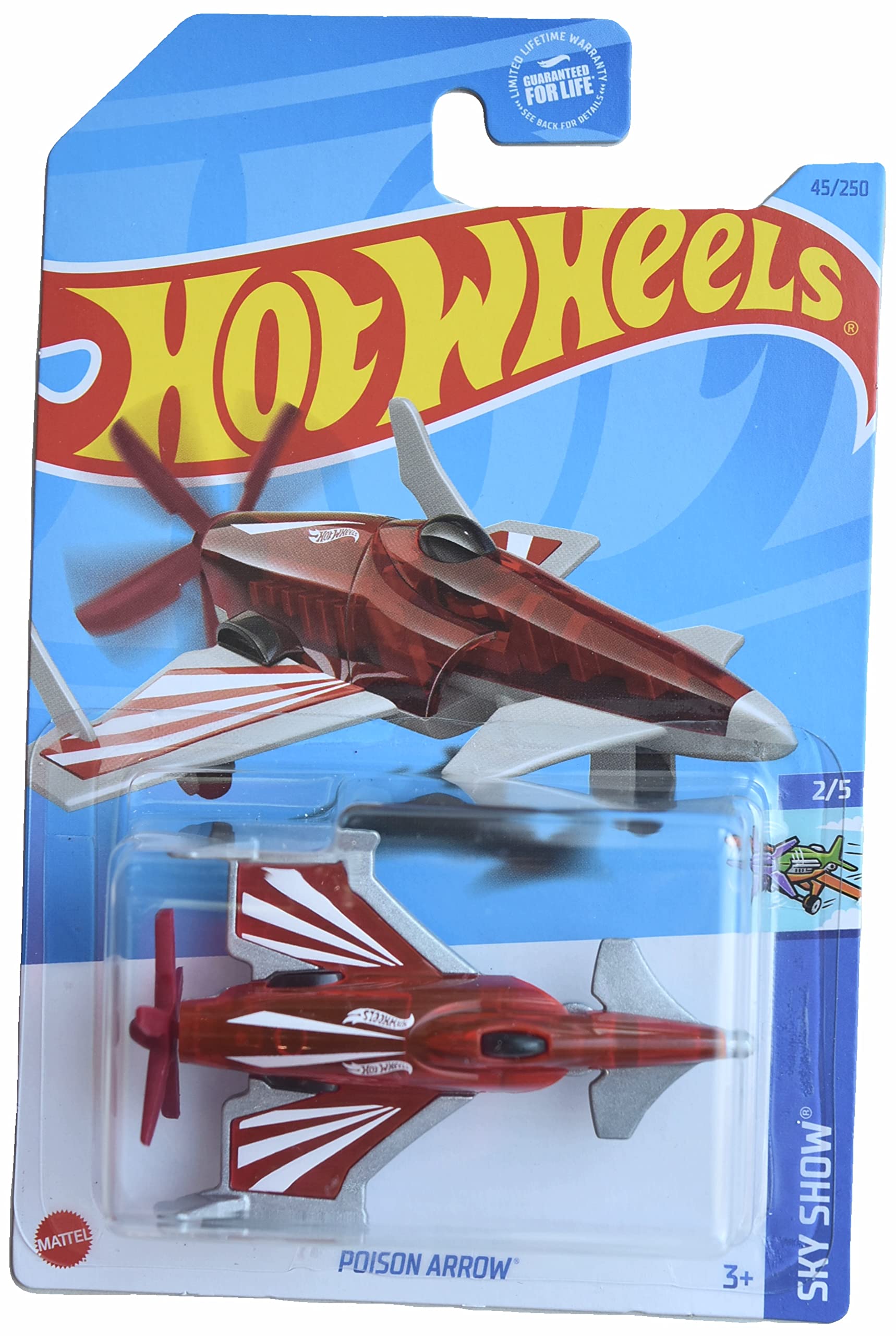 Hot Wheels Poison Arrow Sky Show 2/5 Die-Cast Car - Collectible Toy Car for Kids & Adults - Perfect for Racing, Display & Gift Giving