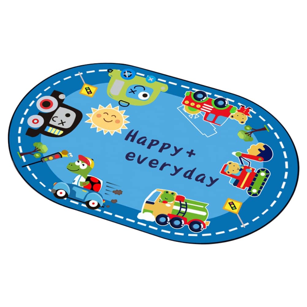 ABC Non-Slip Educational Area Rug for Kids - Toddler Learning Rug with Alphabet Letters, Perfect for Classroom, Playroom & Homeschooling - Soft Floor Mat for Early Childhood Education & Playtime Activities