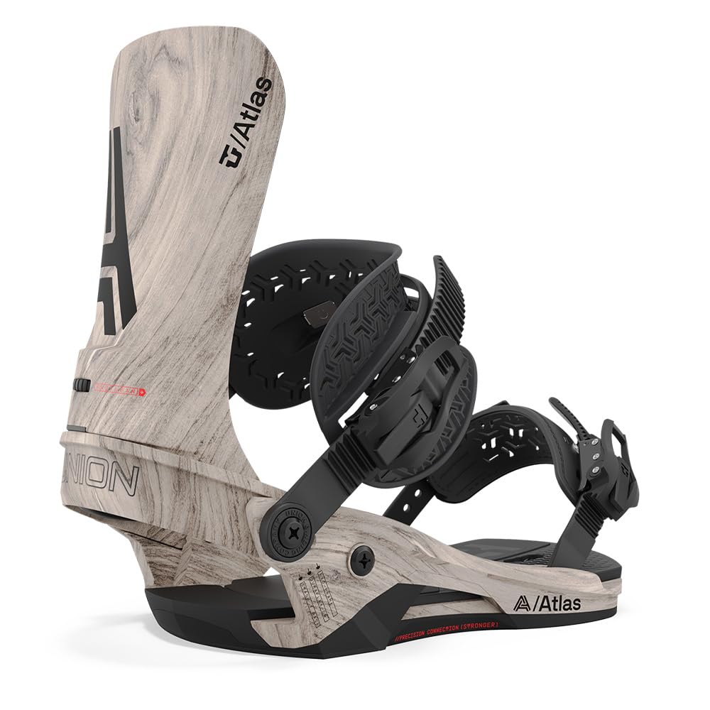 Union Atlas Men's Snowboard Bindings - High-Performance Snowboard Bindings for All-Mountain Riding & Freestyle - Perfect for Powder, Park & Backcountry Adventures