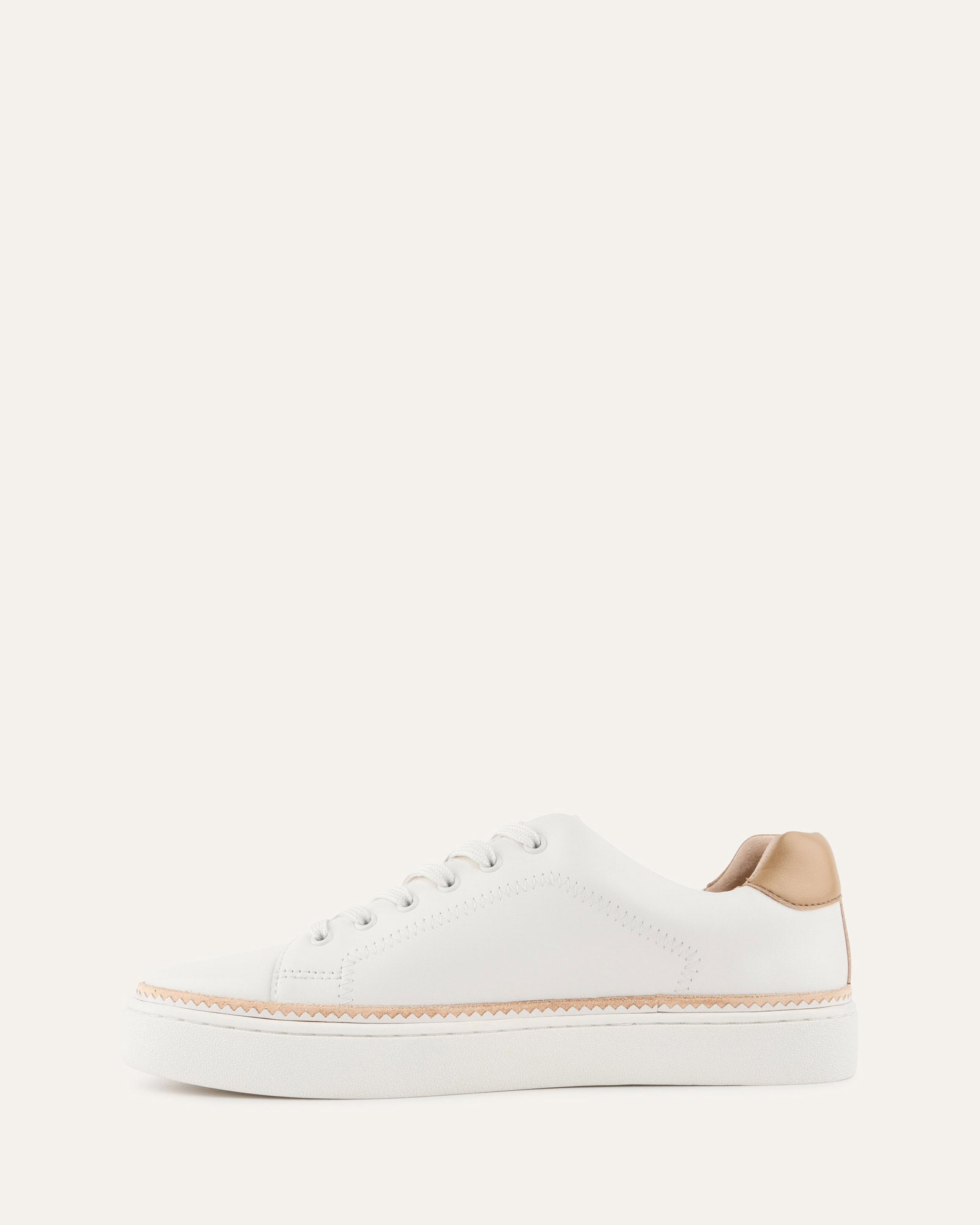BRINLEY White Leather Sneakers for Men & Women - Comfortable Casual Walking Shoes for Running, Gym, and Everyday Wear