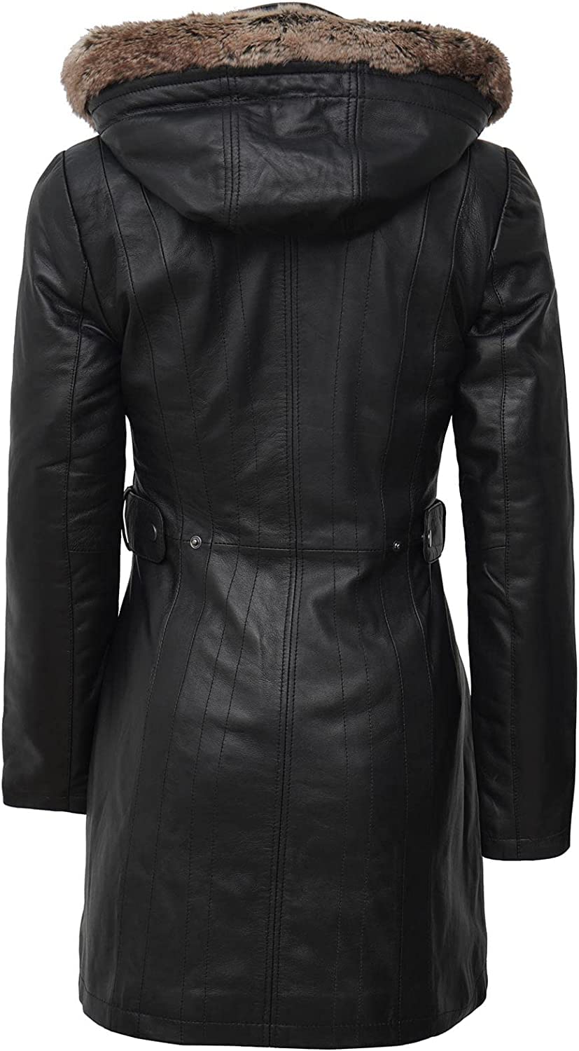 Premium Women's Real Lambskin Leather Coat - Elegant Stylish Winter Jacket for Fashionable Outfits | Perfect for Office, Dating & Special Occasions
