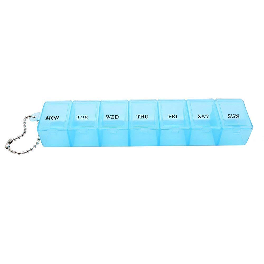 7-Day Pill Organizer Case - Large Reusable Plastic Weekly Pill Box for Vitamins, Supplements & Medications | Perfect for Travel, Business Trips & Daily Use