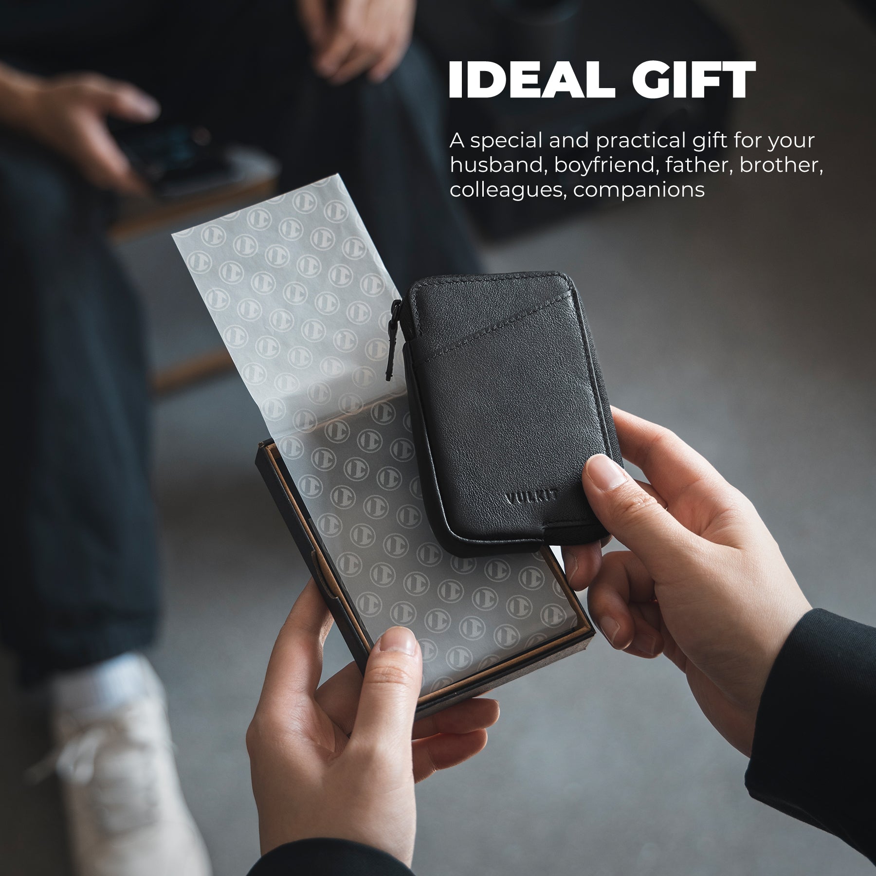 Genuine Leather Slim RFID Blocking Card Holder Wallet for Men & Women - Holds 10+ Cards & Cash - Perfect for Travel, Business & Everyday Use