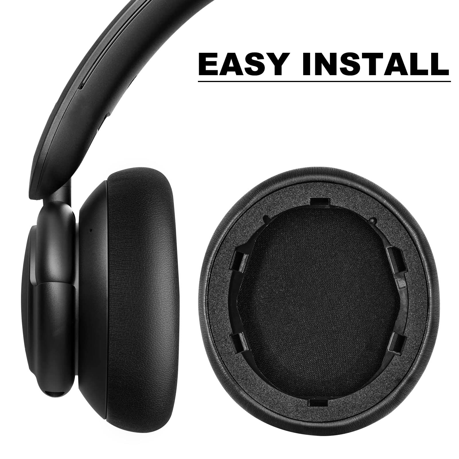 Soundcore Life Q30 Q35 Replacement Earpads - Soft Memory Foam Ear Cushions for Wireless Headphones - Perfect for Workouts, Travel & Noise Isolation