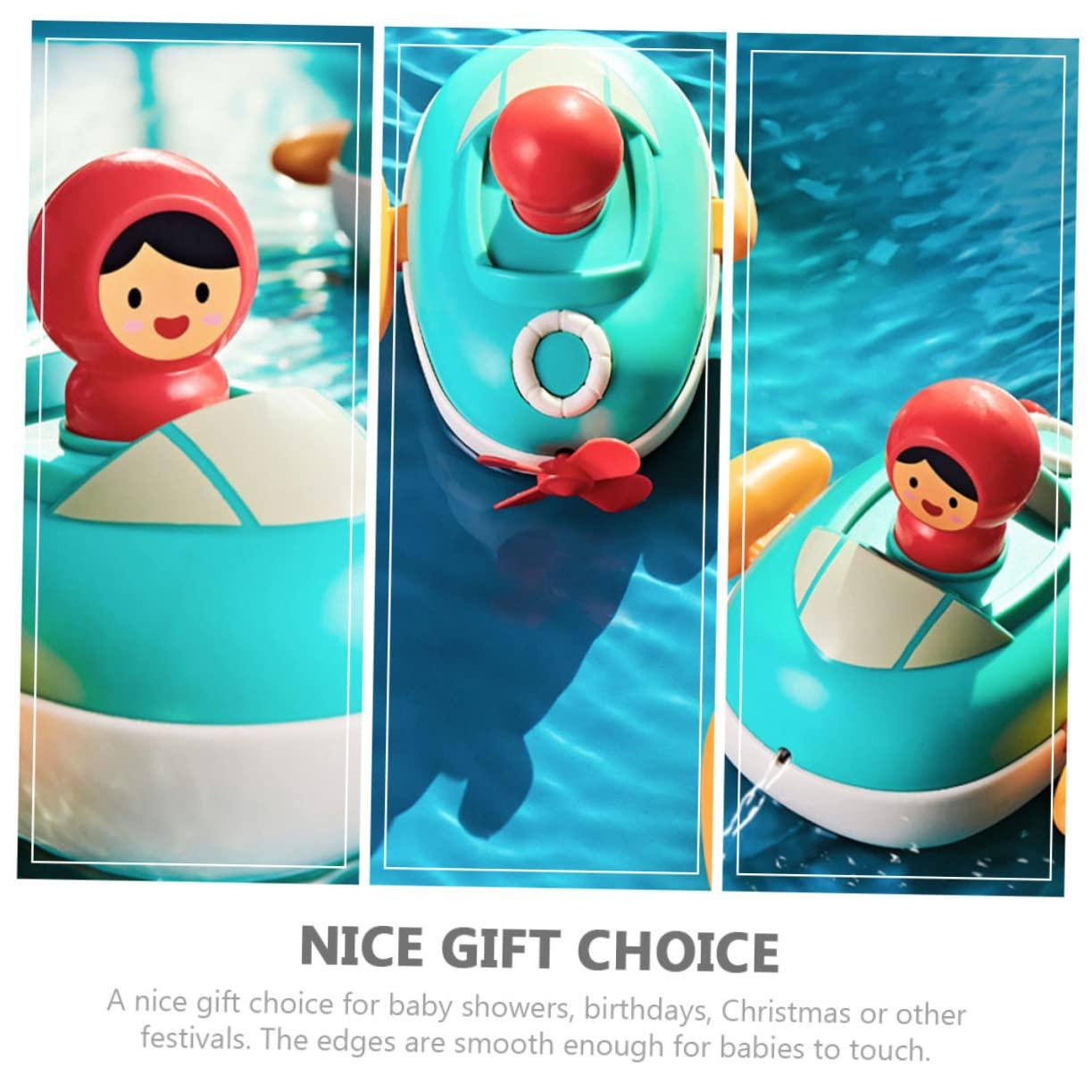 DRESSOOS Wind-Up Bath Toys for Kids - Fun Spring-Powered Bathtub & Pool Toys - Educational Plastic Water Play Toys for Toddlers - Perfect for Bath Time, Sensory Play & Learning Activities