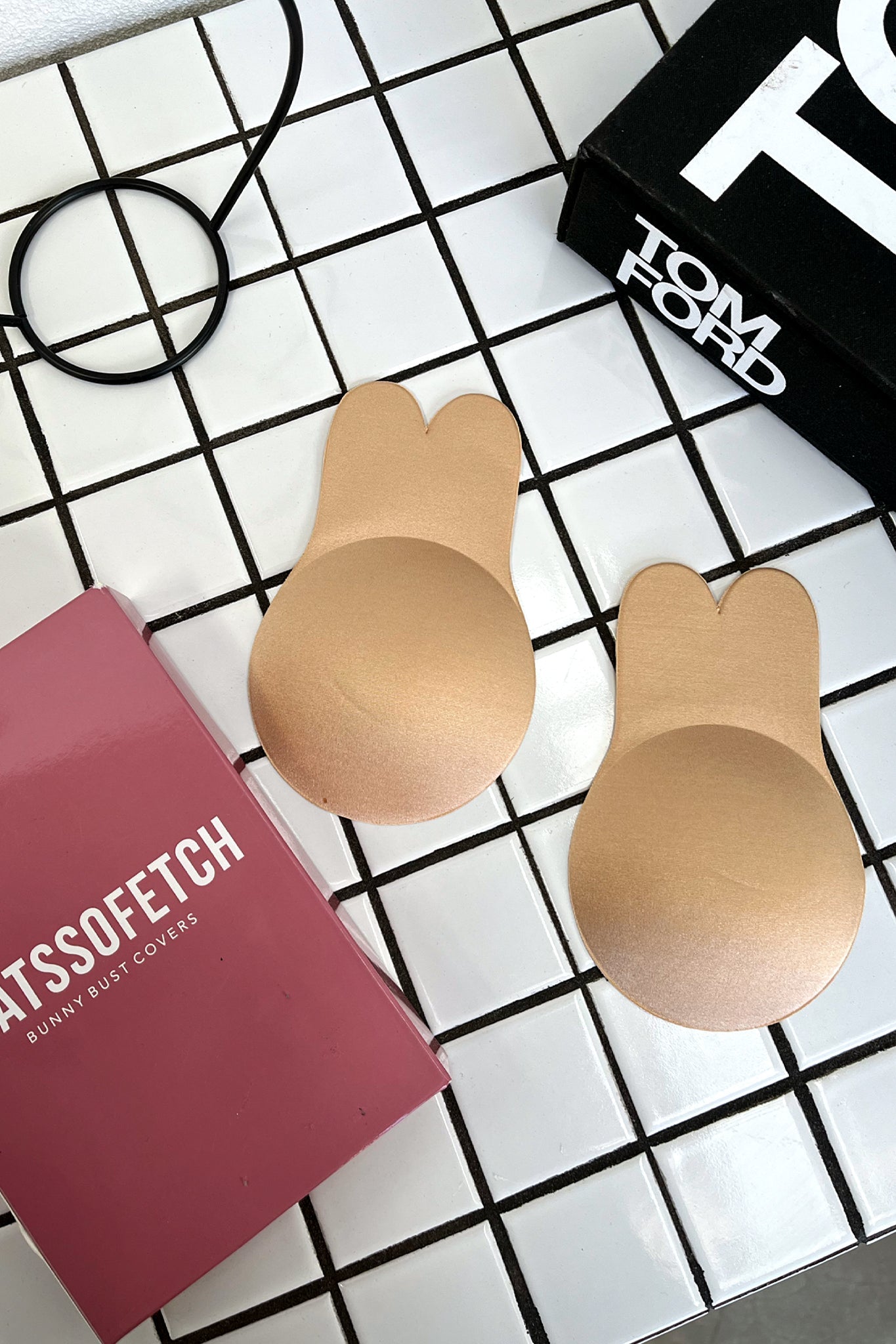 Bunny Bust Covers Nude - Soft Stretchy Bra Covers for Women - Perfect for Dance, Yoga, and Costume Parties