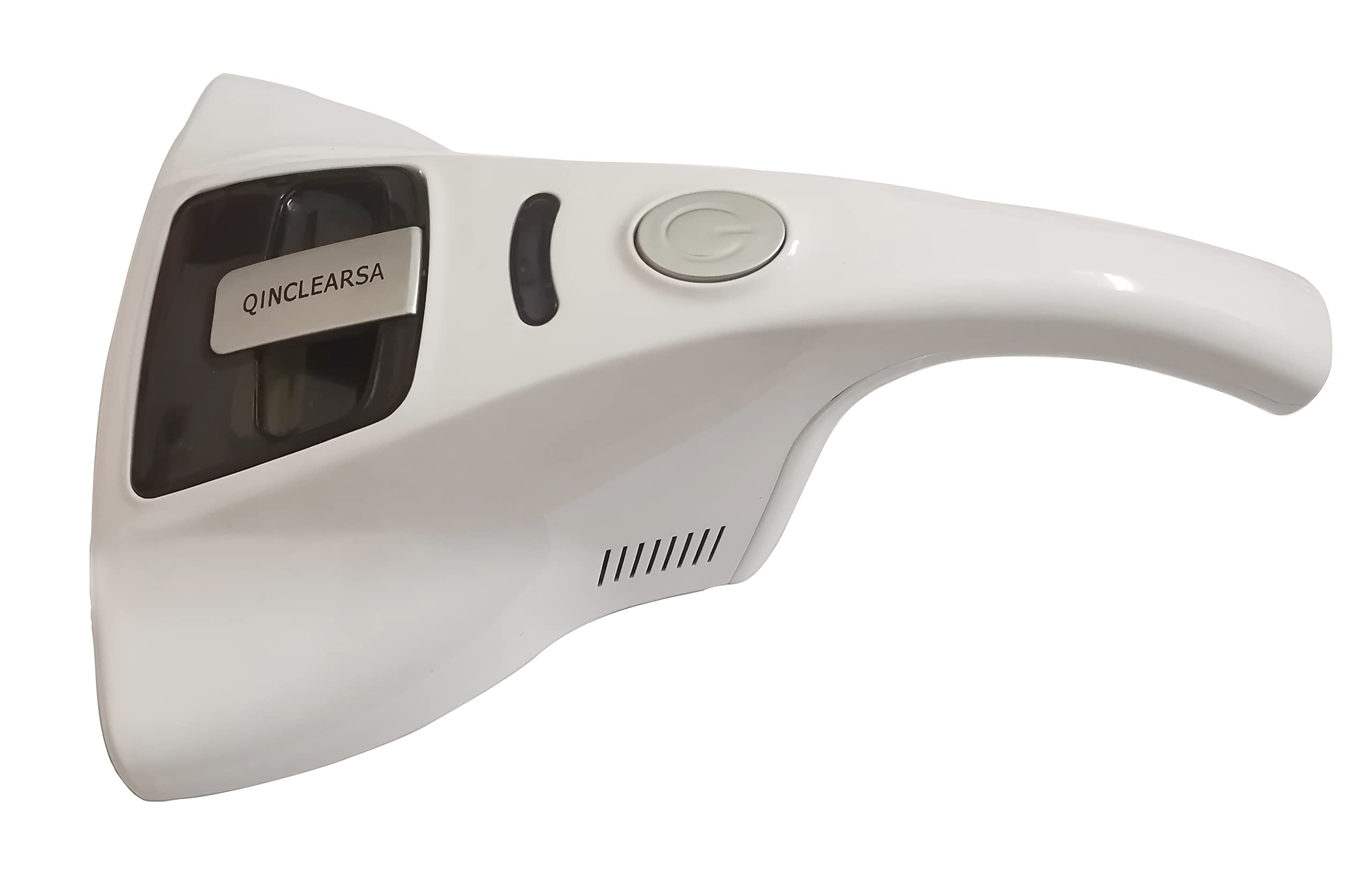 QINCLEARSA Handheld Vacuum Cleaner - Powerful Cordless Mini Vacuum for Mattress, Sofa, Pillow & Curtain Cleaning | Portable Dust Remover for Home, Car & Pet Hair | Compact White Design for Easy Storage & Use