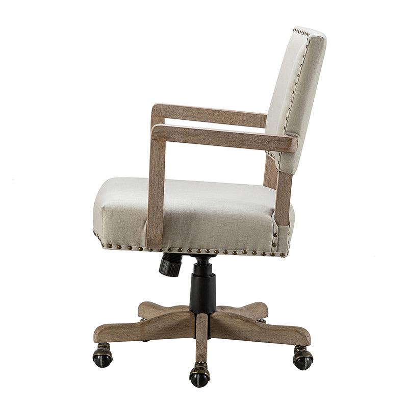 Ergonomic Megan Fabric Office Chair with Adjustable Height - Comfortable Desk Chair for Home & Office Workspace - Perfect for Long Hours Sitting, Gaming, and Remote Work