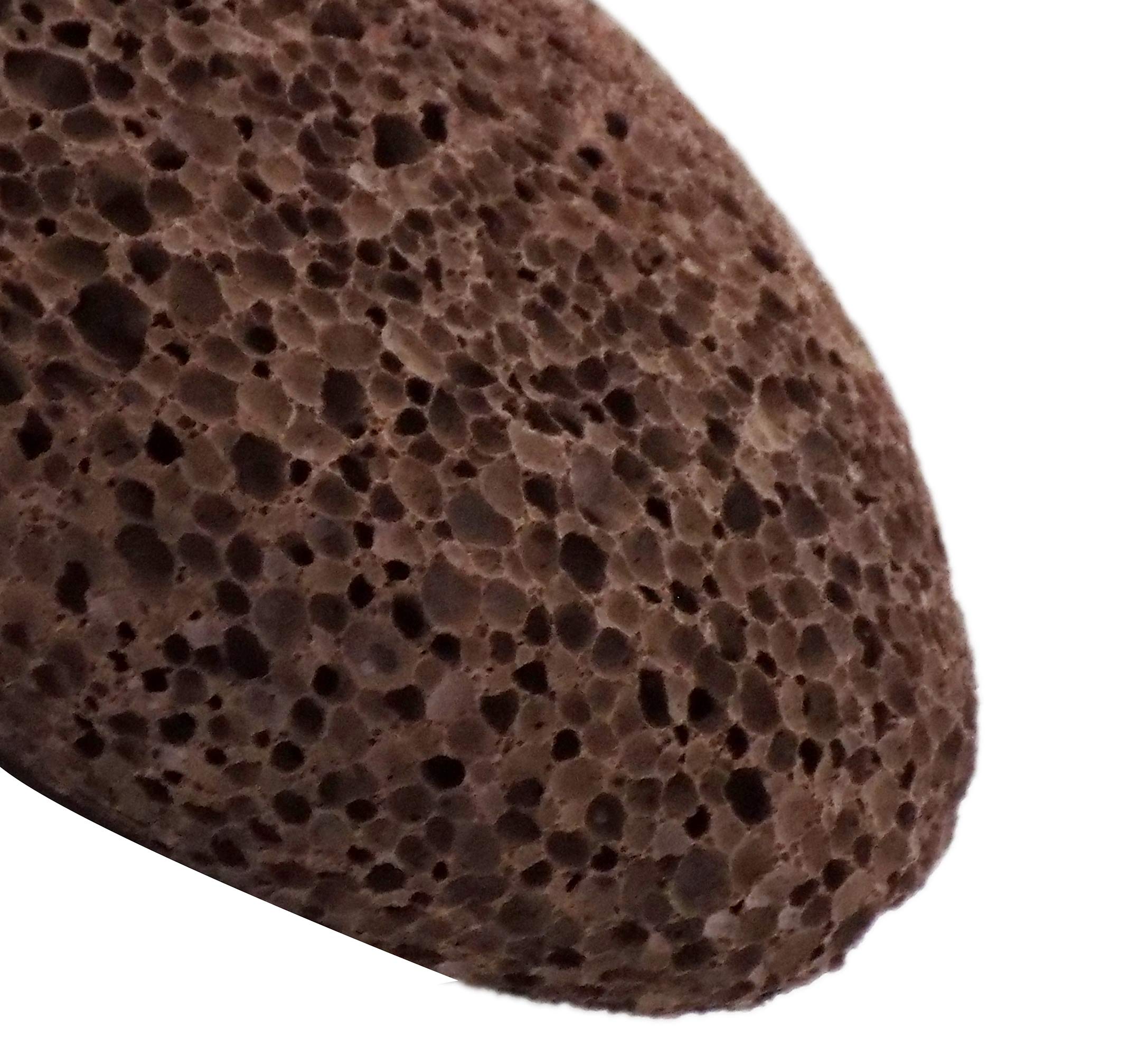 Kabello Foot Scrubber & Pumice Stone for Dead Skin Removal - Exfoliating Foot File for Men & Women - Brown (Pack of 1) - Perfect for Pedicures, Callus Removal & Soft Feet Care at Home