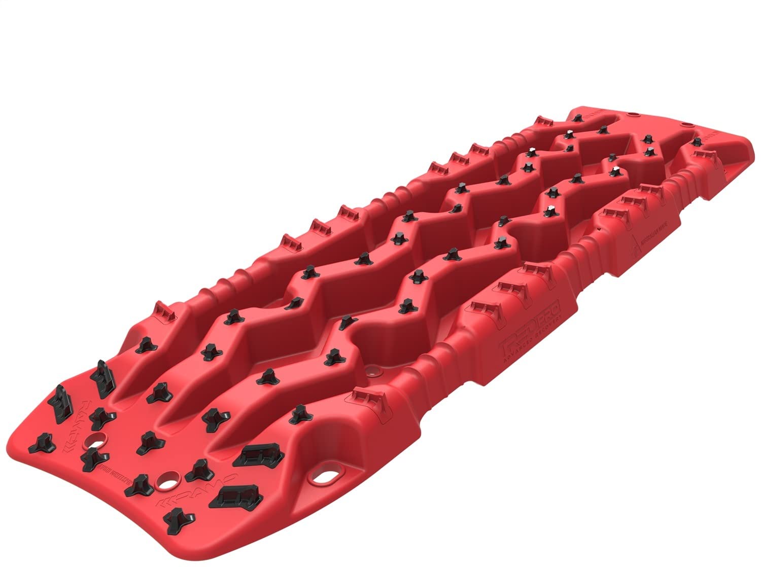 ARB TRED PRO Recovery Boards - Heavy Duty Traction Tracks with Teeth for 4x4 Vehicles | EXOTRED Composite Construction with SIPE-LOCK Grip Profile | Ideal for Off-Roading, Mud, Snow & Sand Recovery (Red/Black)
