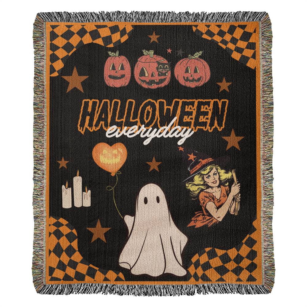 Halloween Everyday Blanket - Soft Cozy Throw Blanket for Halloween Decor, Costume Parties & Home Decor - Perfect for Couches, Beds & Seasonal Celebrations