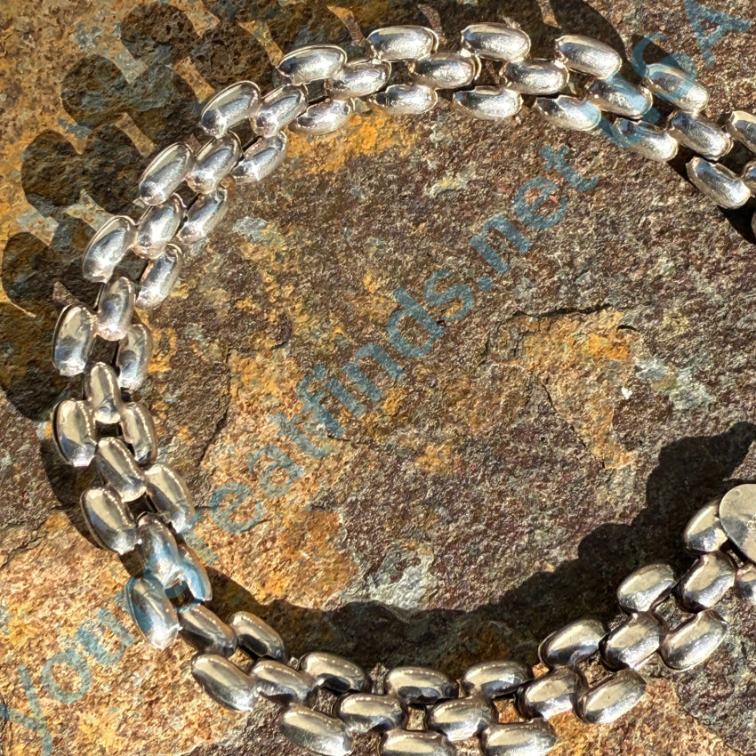 Sterling Silver Mesh Bracelet for Women - Elegant Adjustable Chain Bracelet Jewelry Gift for Her - Perfect for Parties, Weddings & Everyday Wear