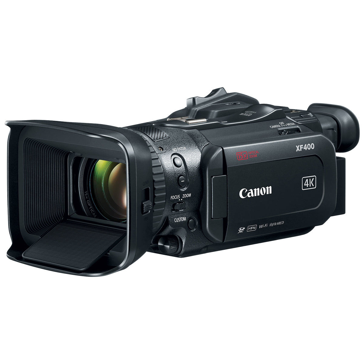 Canon XF400 4K Professional Camcorder - Ultra HD Video Recording for Filmmaking, Live Streaming & Broadcast