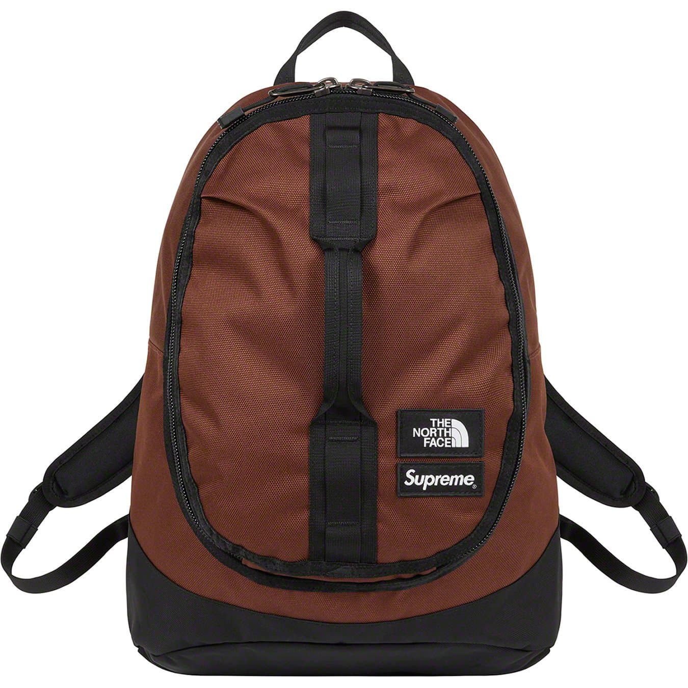 Supreme x The North Face Steep Tech Backpack - Durable Brown Hiking Backpack for Outdoor Adventures & Urban Commute