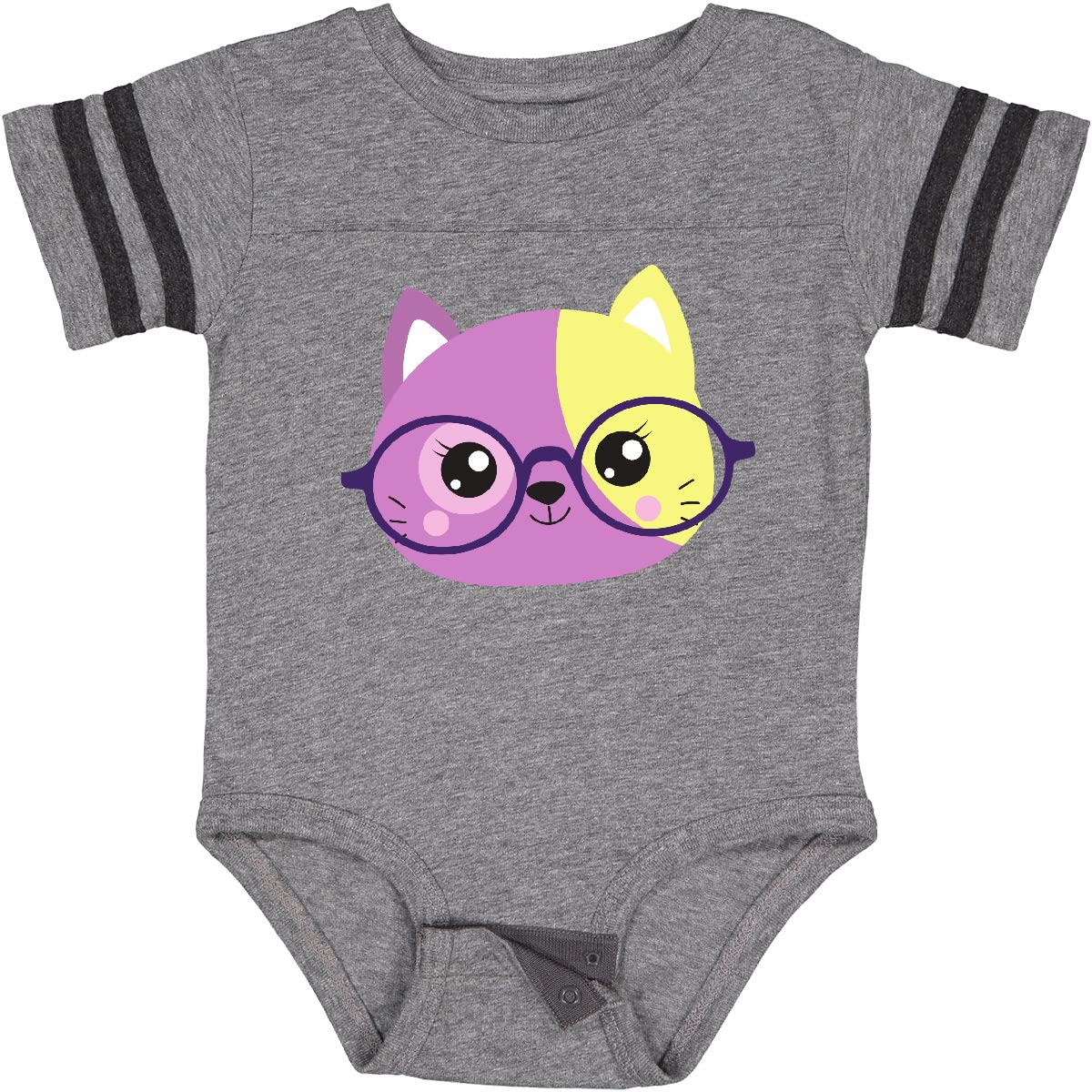 Hipster Cat Bodysuit - Kitten with Glasses for Baby Outfits