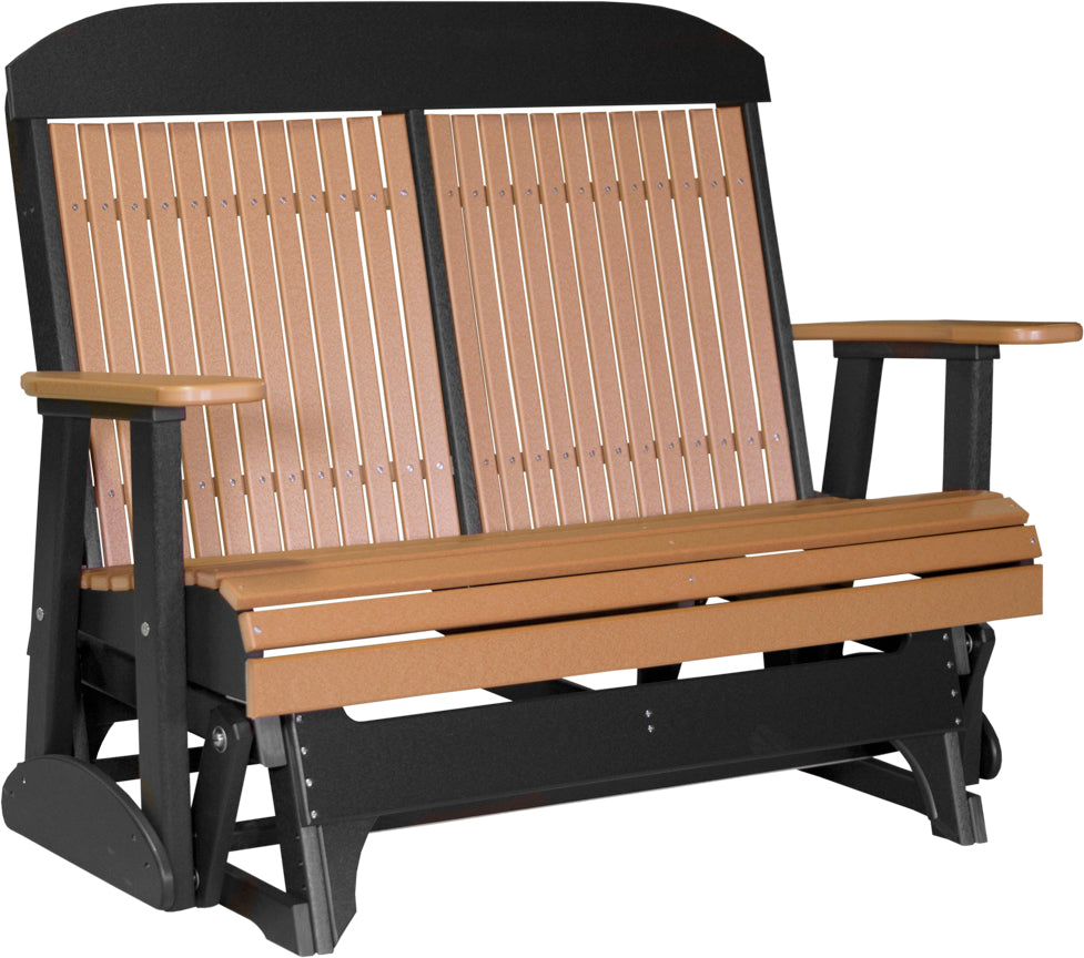 LuxCraft 4 Foot Classic Glider Rocking Chair - Perfect for Nursery, Living Room & Patio Relaxation